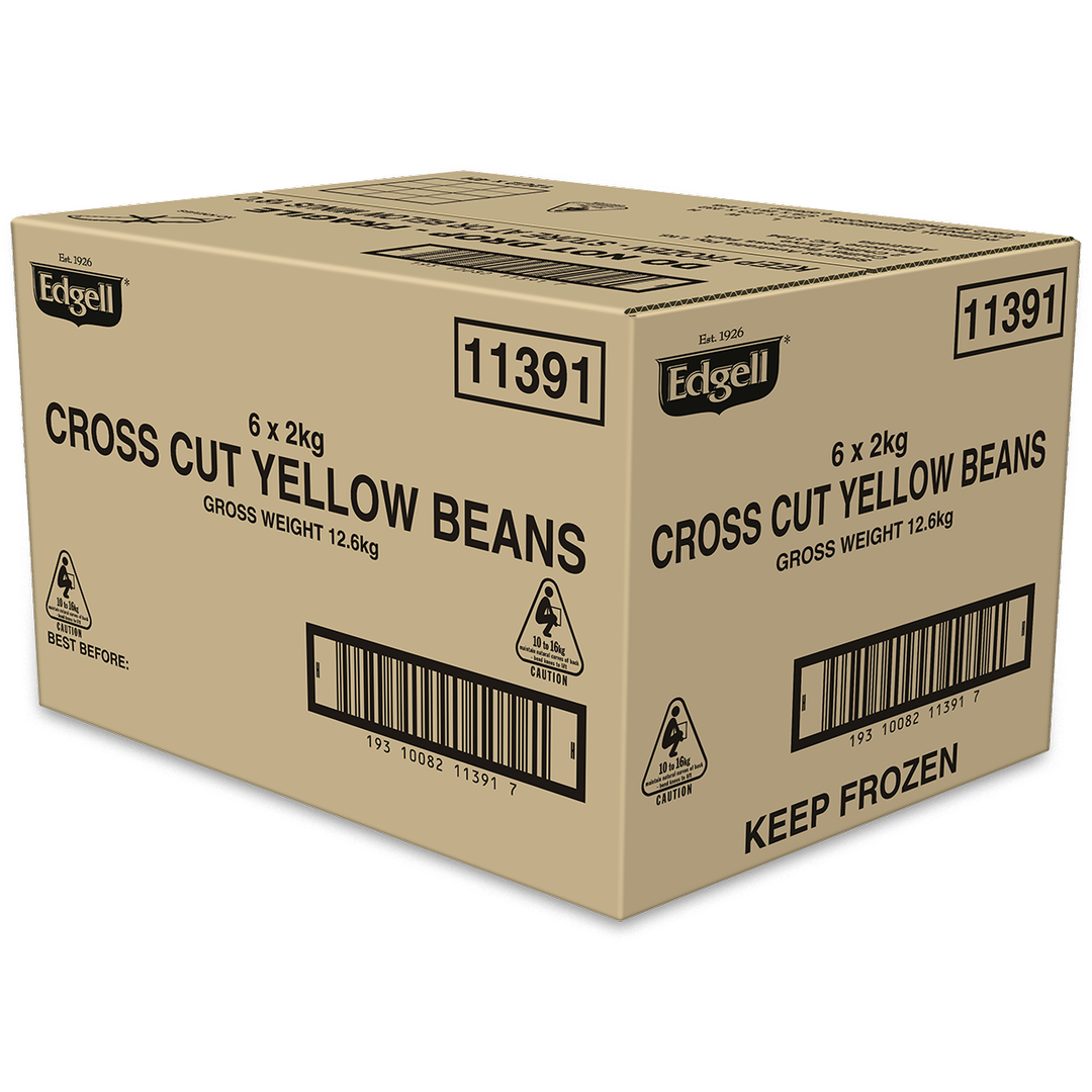 Cross Cut Yellow Beans