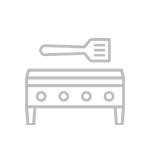 Flat Top Grill or Griddle Icon