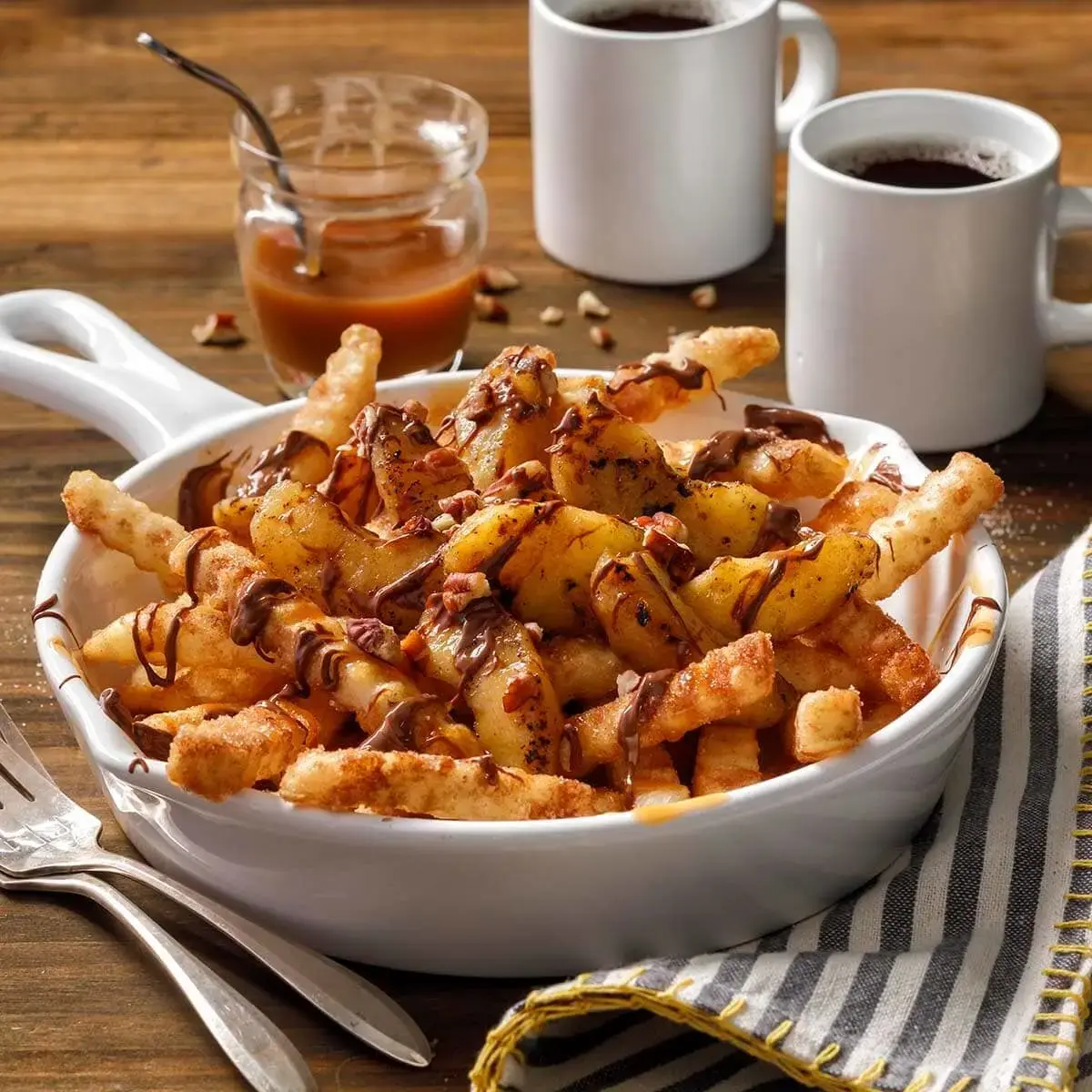 Country Caramel Apple Fries Recipe Card