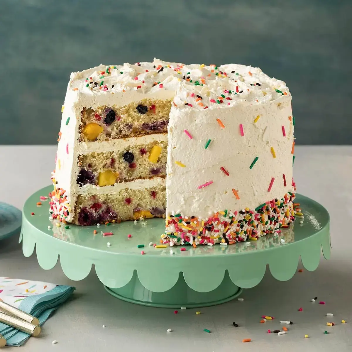 Recipe Image: TF Fruitfetti Cake