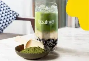 Tealive layered avocado drink
