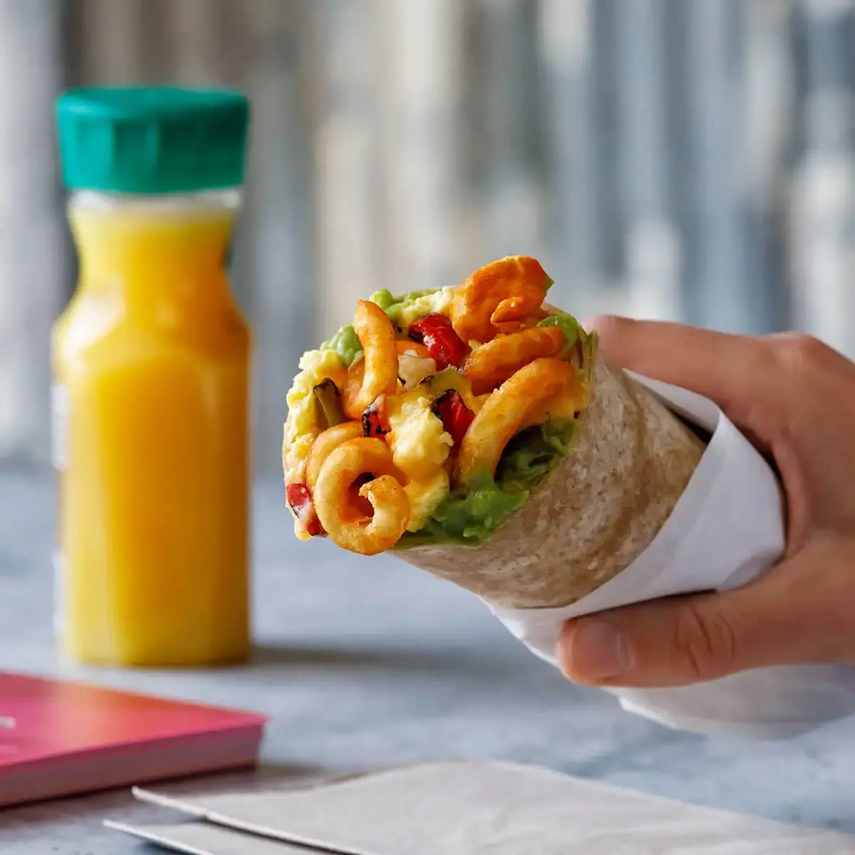 Big Breakfast Burrito Recipe Card