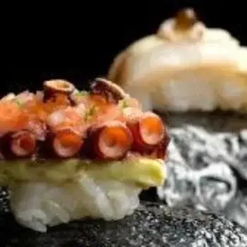 Avocado Tofu and Octopus Sushi
