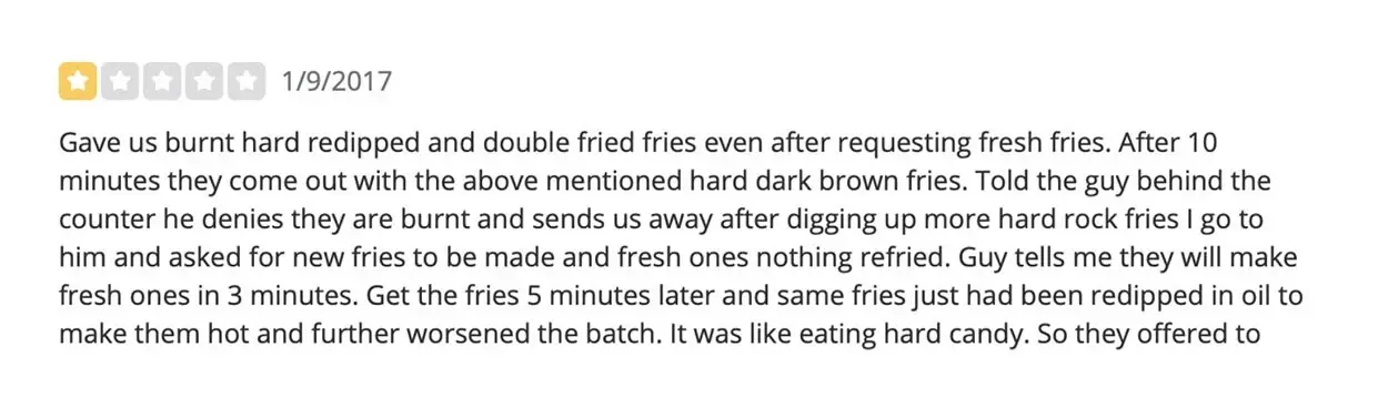 Reviews Redipped Fries