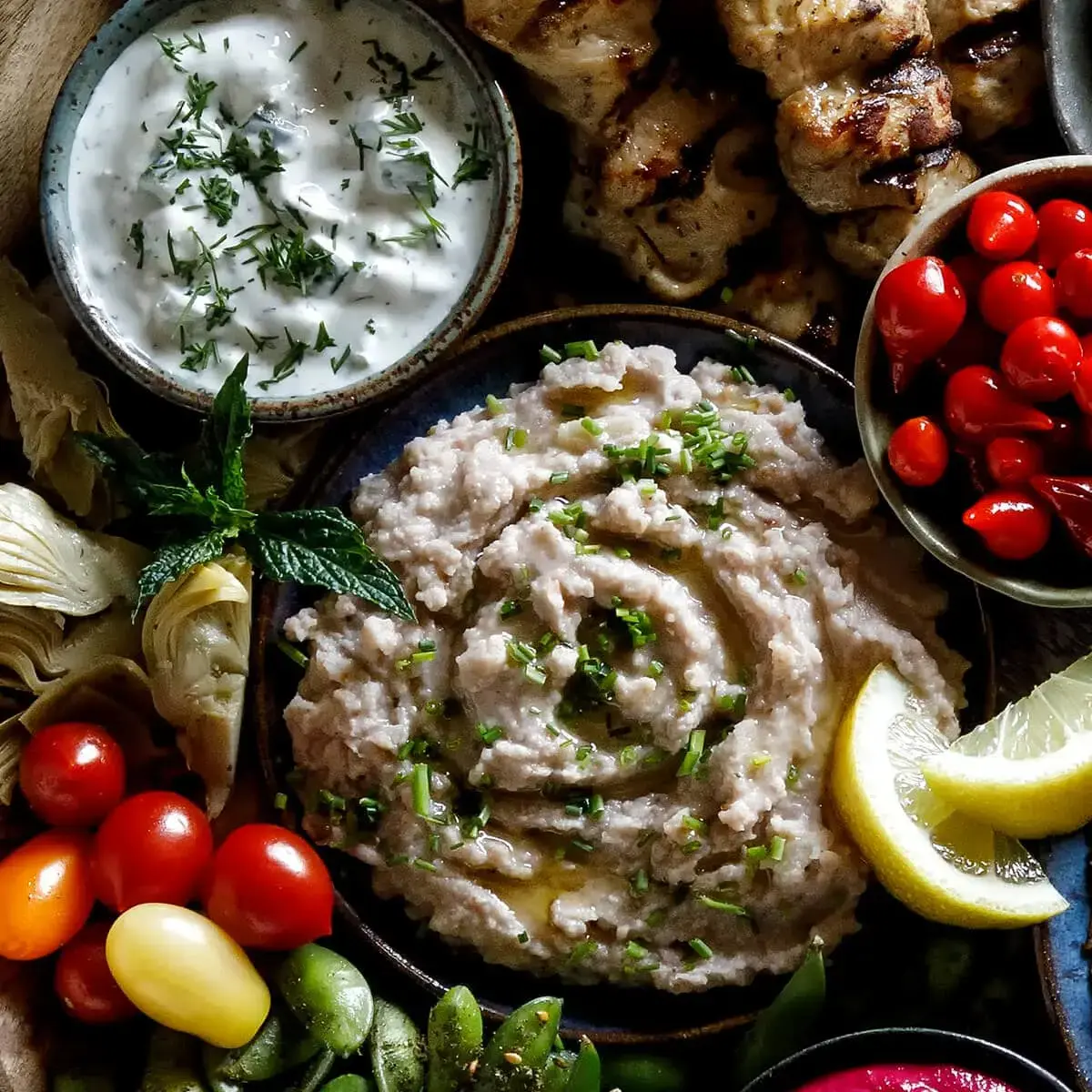 Skordalia Sauce (Greek Potato and Garlic Dip)