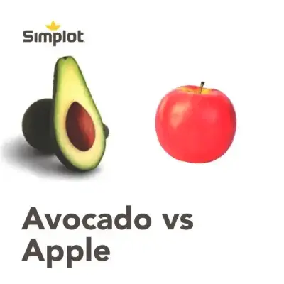 Feature Image: avocado vs apple