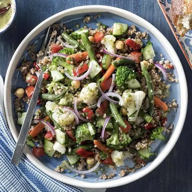 Mediterranean Salad Recipe Card