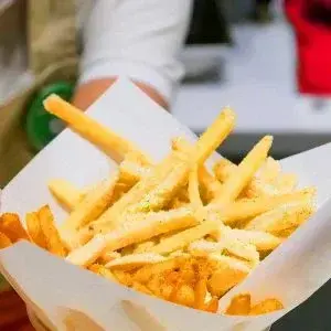 Potato Corner fries in container