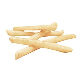 Clear Coated Straight Cut Fries