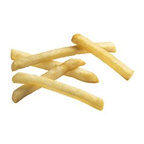 Clear Coated Straight Cut Fries
